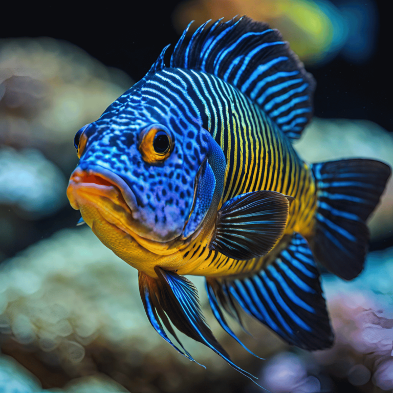 peacock cichlid tank lighting