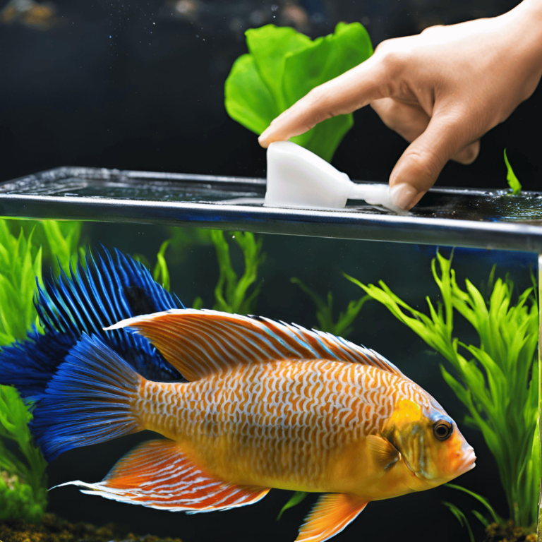 peacock cichlid tank cleaning